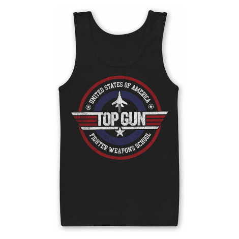 Top Gun tílko, Fighter Weapons School Black, pánské HYBRIS
