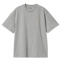 TRIKO CARHARTT WIP Chase S/S WMS - šedá