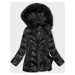 Černá zimní bunda S´WEST s odepínací kapucí (B8200-1)