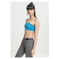 Dámské tričko bez rukávů // Urban classics Ladies Bandeau Top turquoise