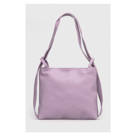 Kožená kabelka Answear Lab růžová barva | Modio.cz