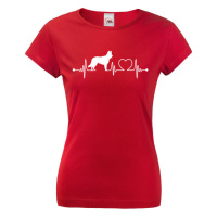 Dámské tričko pro milovníky zvířat - Chodský pes tep