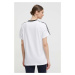 Bavlněné tričko adidas H10201 bílá barva, H10201