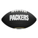 Wilson MINI NFL TEAM SOFT TOUCH FB BL GB Mini míč na americký fotbal, černá, velikost