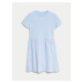 Modré holčičí vzorované šaty Marks & Spencer
