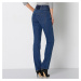 Blancheporte Rovné džíny s vysokým pasem modrá
