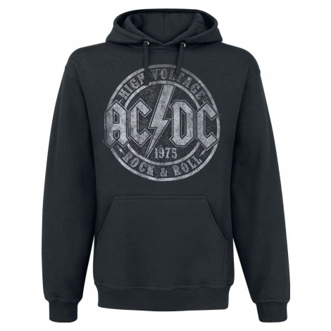 AC/DC High Voltage Mikina s kapucí černá