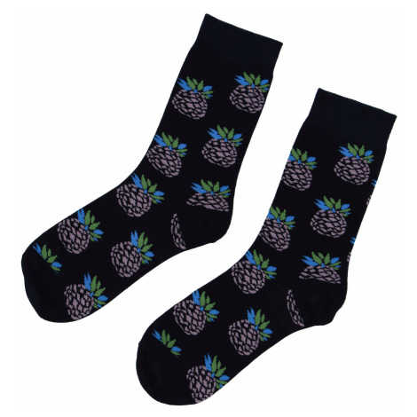 Veselé ponožky Ananas, černé 35-39 Emi Ross