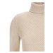 Rolák woolrich diagonal stitch turtleneck milky cream