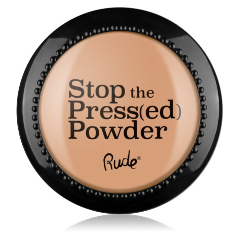 Rude Cosmetics Stop The Press(ed) Powder kompaktní pudr odstín 88094 Rosy Nude 7 g