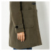 Jednobarevný kabát duffle-coat s kapucí