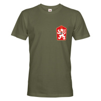 Pánské retro tričko s potlačou Znak ČSSR