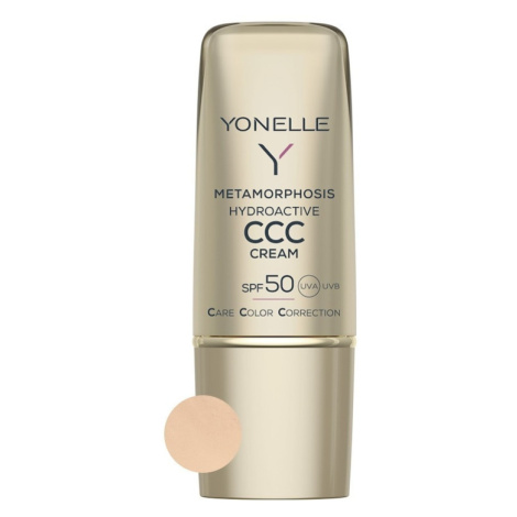 YONELLE - METAMORPHOSIS Hydroactive Ccc Cream Spf50 BB a CC cream 30 ml Béžová female