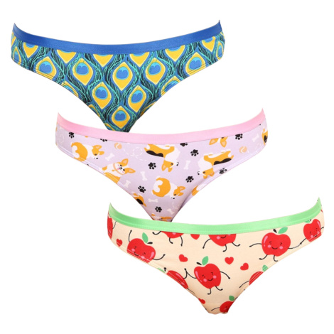 3PACK veselé dámské kalhotky Dedoles (K054241161)
