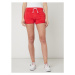 Tommy Hilfiger Tommy Jeans dámské červené kraťasy POLO SHORT