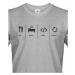 Pánské tričko IT Eat, sleep, code, repeat - pecka na triko přímo do tvého šatníku