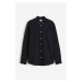 H & M - Košile oxford Regular Fit - černá