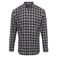 Premier Workwear Pánská bavlněná košile s dlouhým rukávem PR250 Steel