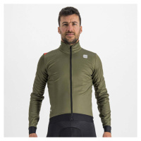 SPORTFUL Cyklistická větruodolná bunda - FIANDRE PRO MEDIUM - černá/zelená