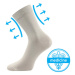 Lonka Drmedik Unisex ponožky s volným lemem - 3 páry BM000003618800101388 světle šedá