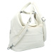 Trendy dámský kabelko-batoh Wilhelda, bílá