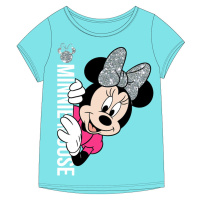 Minnie Mouse licence Dívčí tričko Minnie Mouse 52029490KOM, světle modrá Barva: Modrá světle