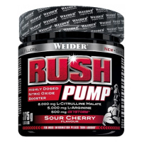 Weider Rush Pump 375 g předtréninková vasodilatační směs bez kofeinu a kreatinu Příchuť: Višeň