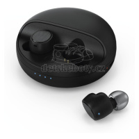 Hama Bluetooth špuntová sluchátka Disc, bezdrátová, nabíjecí pouzdro, černá 178881
