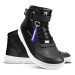 Barefoot tenisky Barebarics Zing - High Top - Black & White - Leather