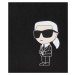 Peněženka karl lagerfeld k/ikonik 2.0 leather pass case černá