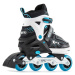 SFR Pulsar Adjustable Children's Inline Skates - Blue - UK:3J-6J EU:35.5-39.5 US:M4-7