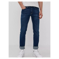 Tommy Jeans pánské tmavě modré džíny SCANTON