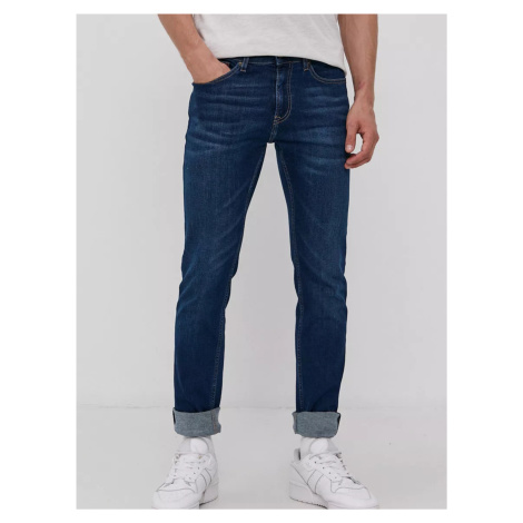 Tommy Jeans pánské tmavě modré džíny SCANTON Tommy Hilfiger