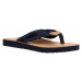 Tommy Hilfiger LEATHER FOOTBED BEACH SA Modrá