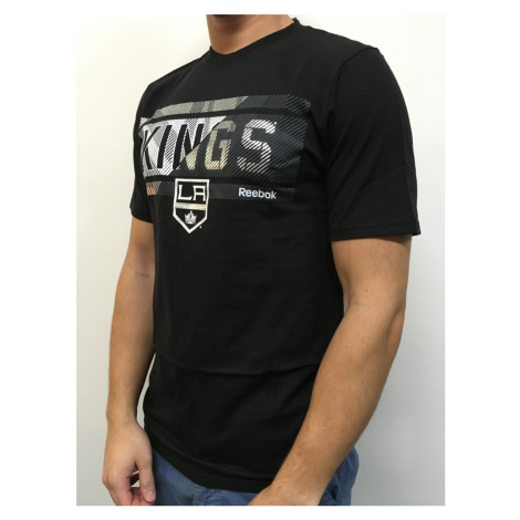 Los Angeles Kings pánské tričko Freeze Stripe black Reebok