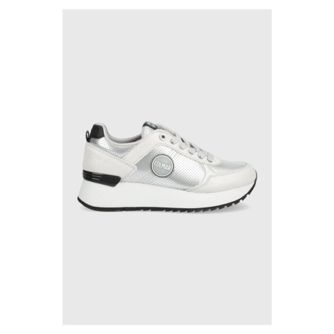 Sneakers boty Colmar Silver stříbrná barva