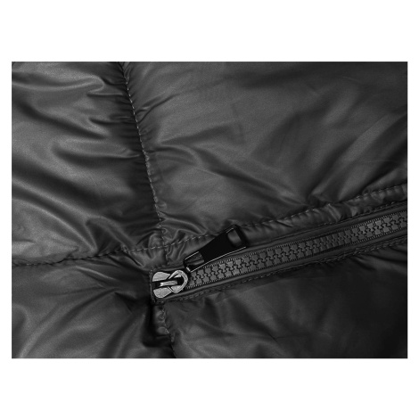 Jednoduchá černá dámská vesta s kapucí (YP-22072-1) W COLLECTION