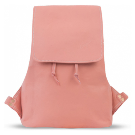 Bagind Daila Flamingo - Dámský kožený batoh růžový, ruční výroba, český design