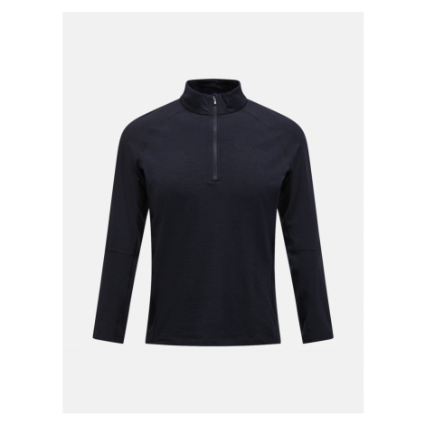 Termo prádlo peak performance m magic half zip černá