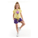 mshb&g Ice Cream Girl's T-shirt Gabardine Shorts Set
