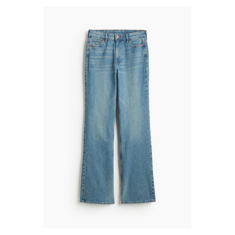 H & M - Bootcut High Jeans - modrá H&M