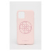 Obal na telefon Guess růžová barva iPhone 11 Pro