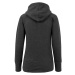 Ladies Never On Time Hoody - charcoal