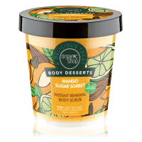 Organic Shop Body Desserts Mango Sugar Sorbet obnovující cukrový peeling na tělo 450 ml