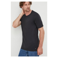 Bavlněné tričko MICHAEL Michael Kors černá barva