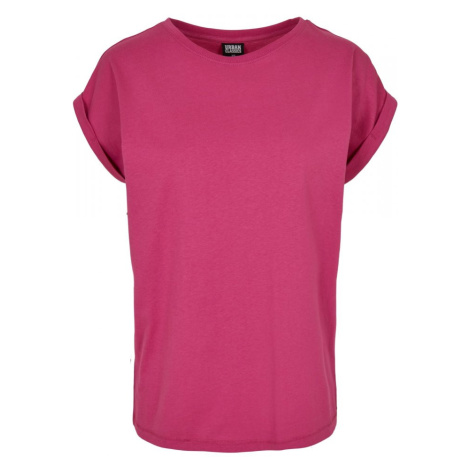 Ladies Extended Shoulder Tee - brightviolet Urban Classics