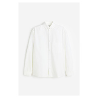 H & M - Oxfordská košile Relaxed Fit - bílá