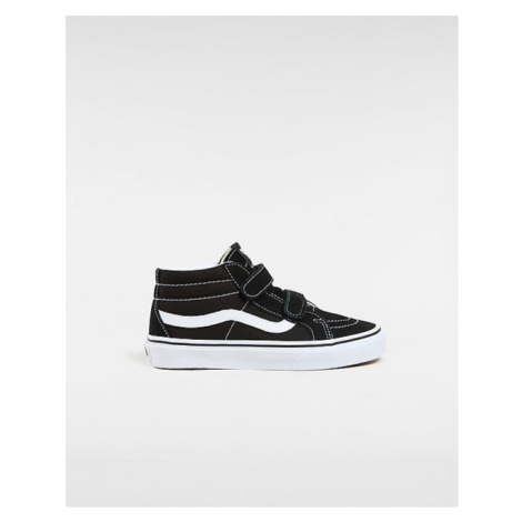 VANS Youth Sk8-mid Reissue Hook And Loop Shoes Youth Black, Size