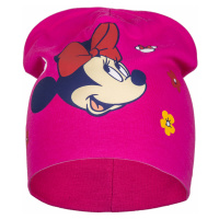 Minnie Mouse - licence Dívčí čepice - Minnie Mouse 036, růžová tmavě Barva: Růžová sytě