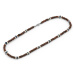 Daniel Dawson Pánský korálkový náhrdelník Rolando NH-LN464 Hnědá 53 cm